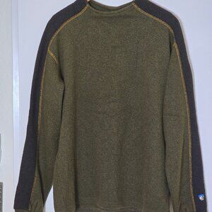 Kuhl Alf Alfpaca Fleece men's M VTG mock turtleneck Sweater Sweatshirt pullover
